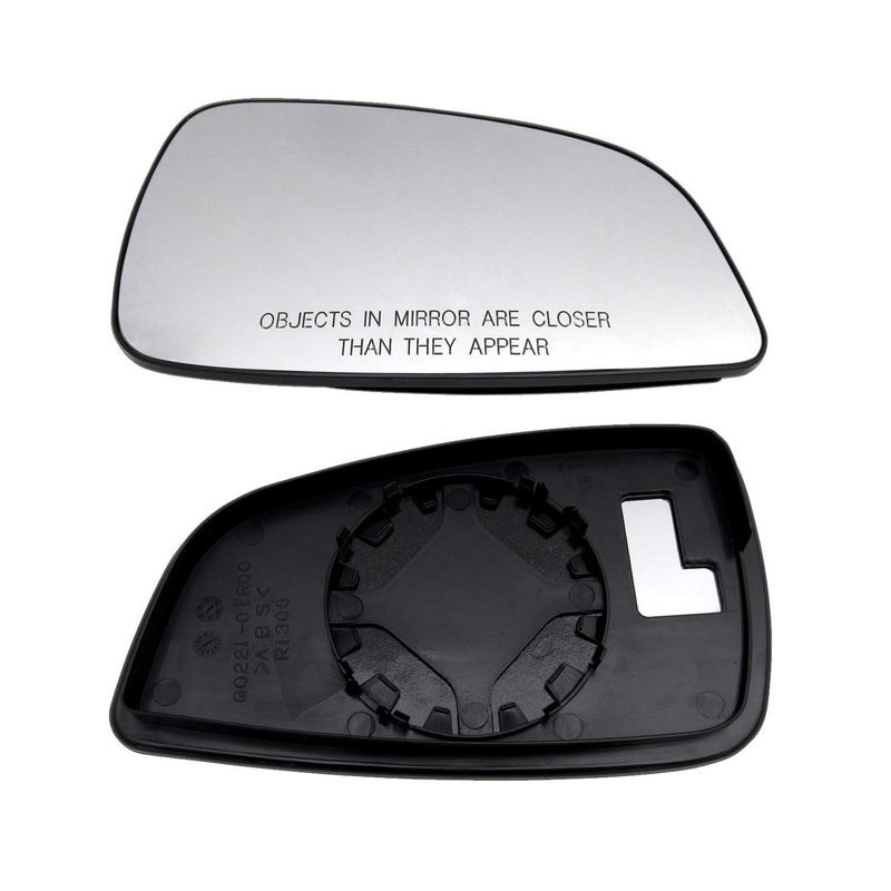 Rugged TUFF Passenger Side Mirror Glass Assembly For 2008 2009 2010 2011 2012 Chevy Malibu Compatible With 07 08 09 Saturn Aura Right Convex Non-Heated 5902388 GM1325120 1325120 56054 - Image 4